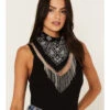 Idyllwind Women's Black Delray Bandana Necklace 