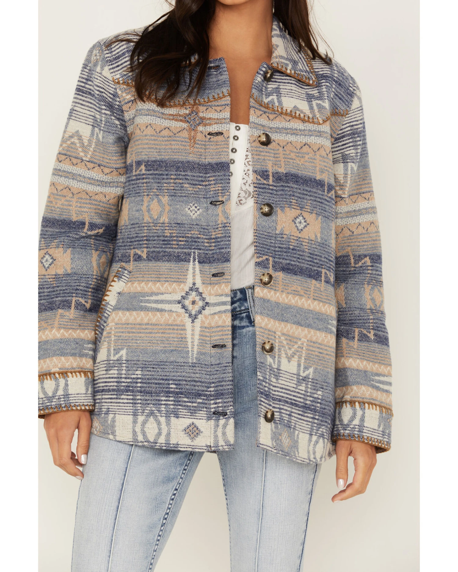 Idyllwind Women's Sanford Whip Stitch Blanket Jacket - Image 3