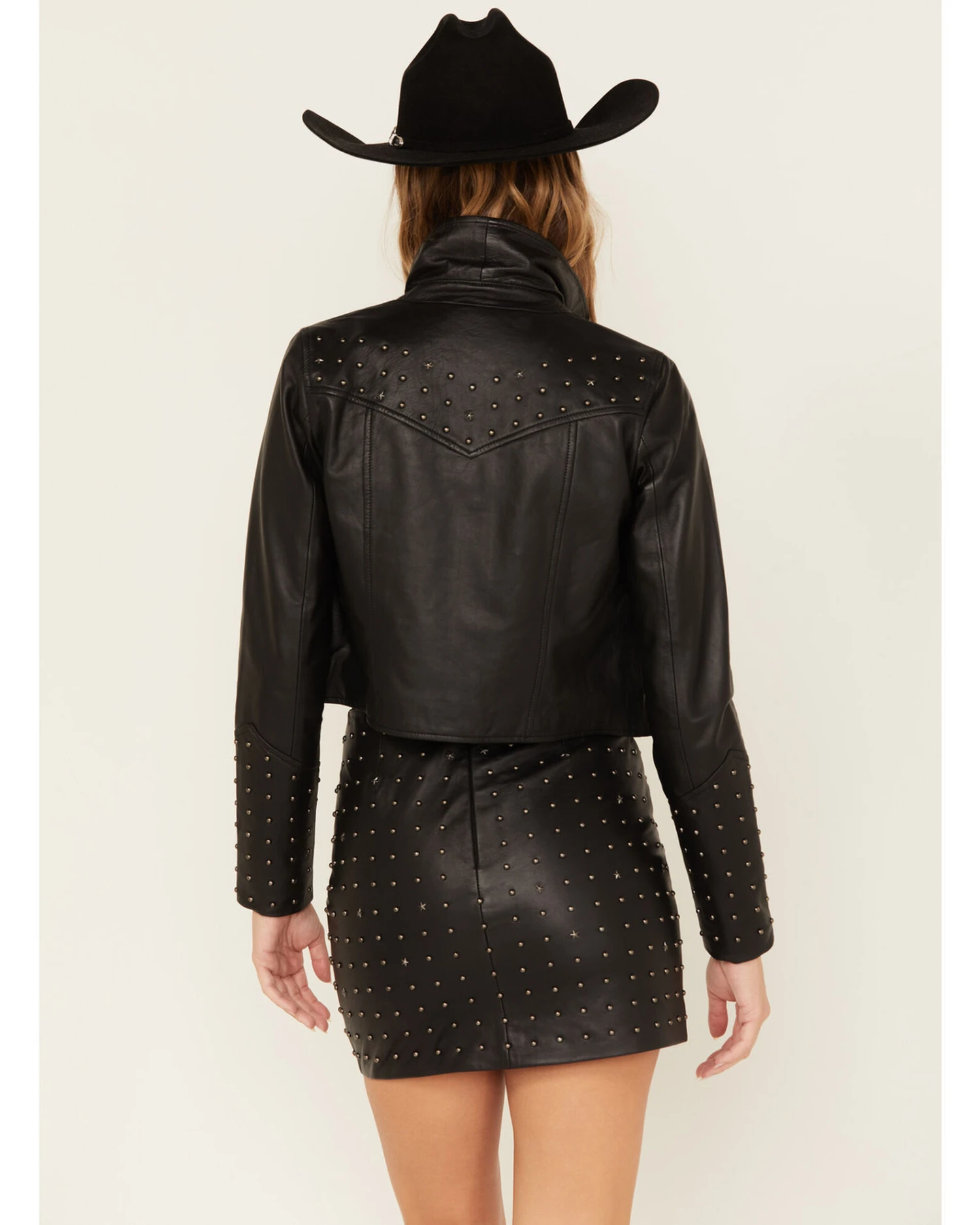 Idyllwind Women's Omaha Studded Leather Jacket - Image 4