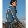 Idyllwind Women's Medium Wash Sherpa-Lined Denim Jacket