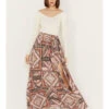 Shyanne Women's Printed Wrap Maxi Skirt