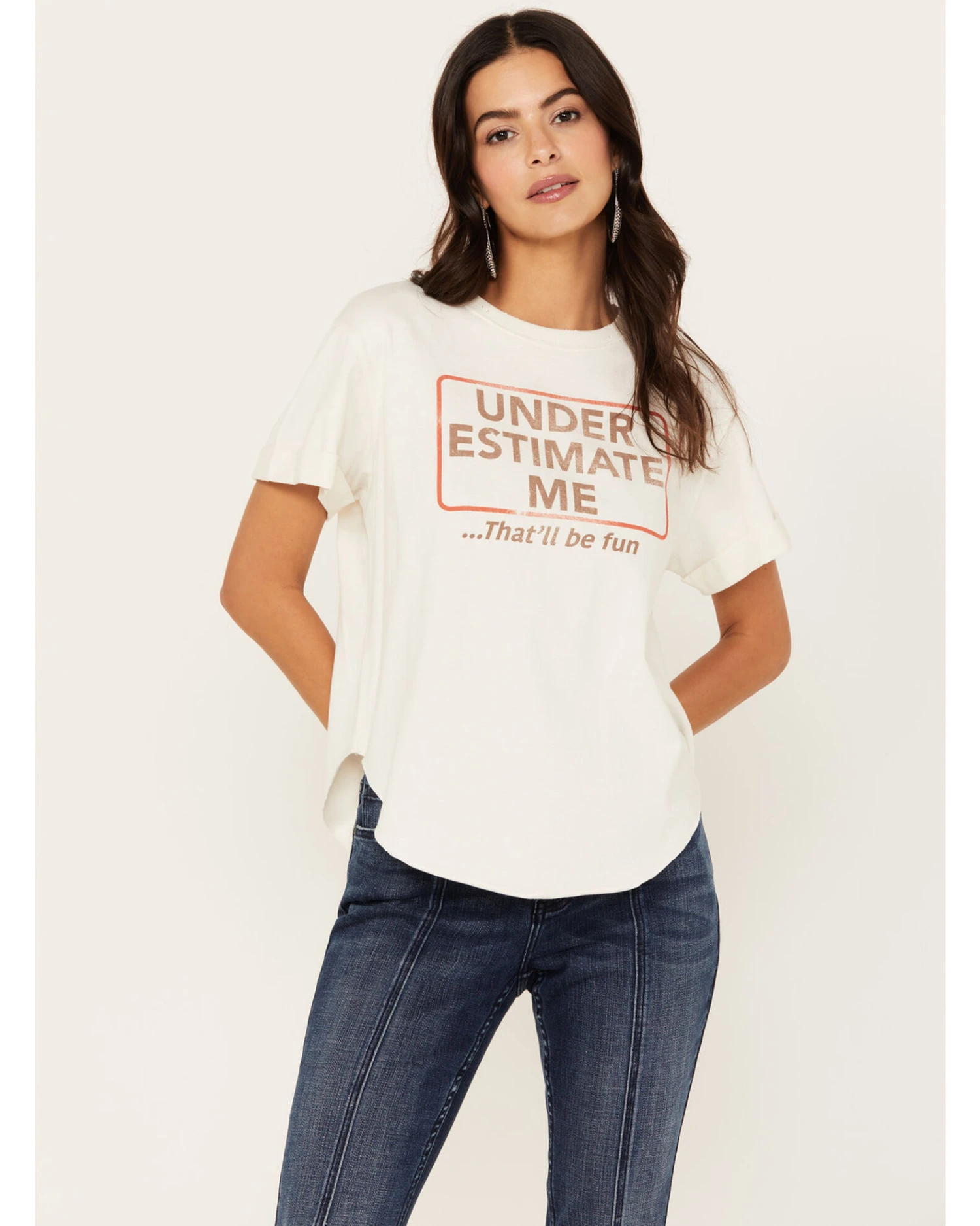 Idyllwind Women's Underestimate Me Short Sleeve Graphic Tee