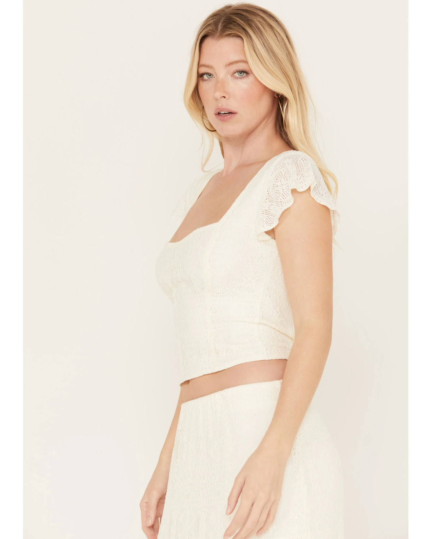 Idyllwind Women's Montana Western Lady Lace Cropped Shirt - Image 2