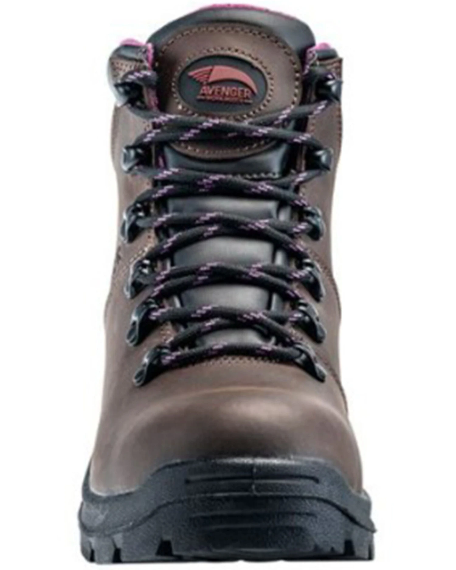 Avenger Women's Builder Mid 6" Lace-Up Waterproof Hiking Work Boot - Steel Toe - Image 4