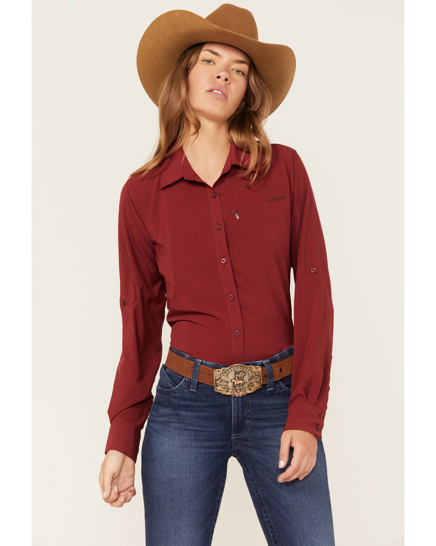 Ariat Women's VentTEK Stretch Long Sleeve Button Down Western Shirt