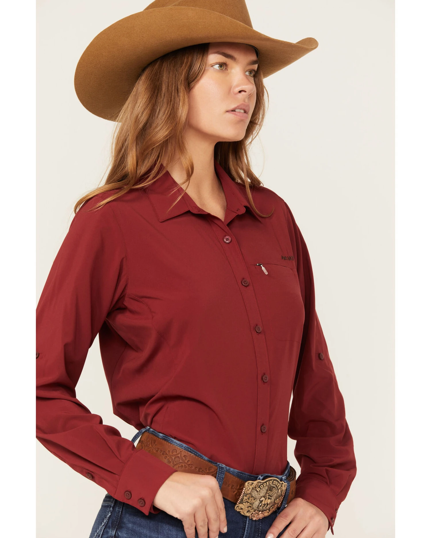 Ariat Women's VentTEK Stretch Long Sleeve Button Down Western Shirt - Image 2