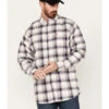 Ariat Men's FR Chiseled Plaid Print Long Sleeve Button Down Work Shirt