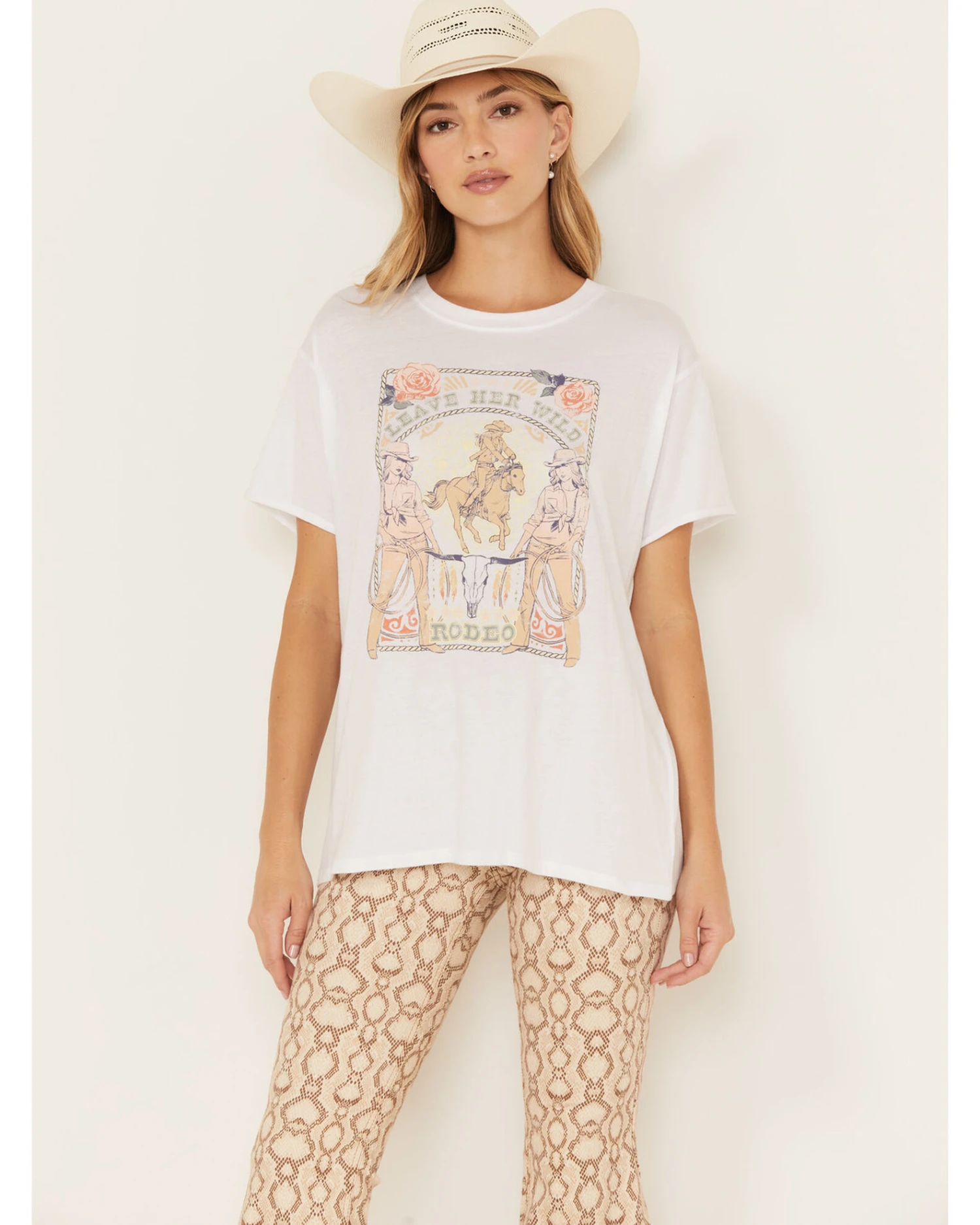White Crow Women's Leave Her Wild Graphic Tee