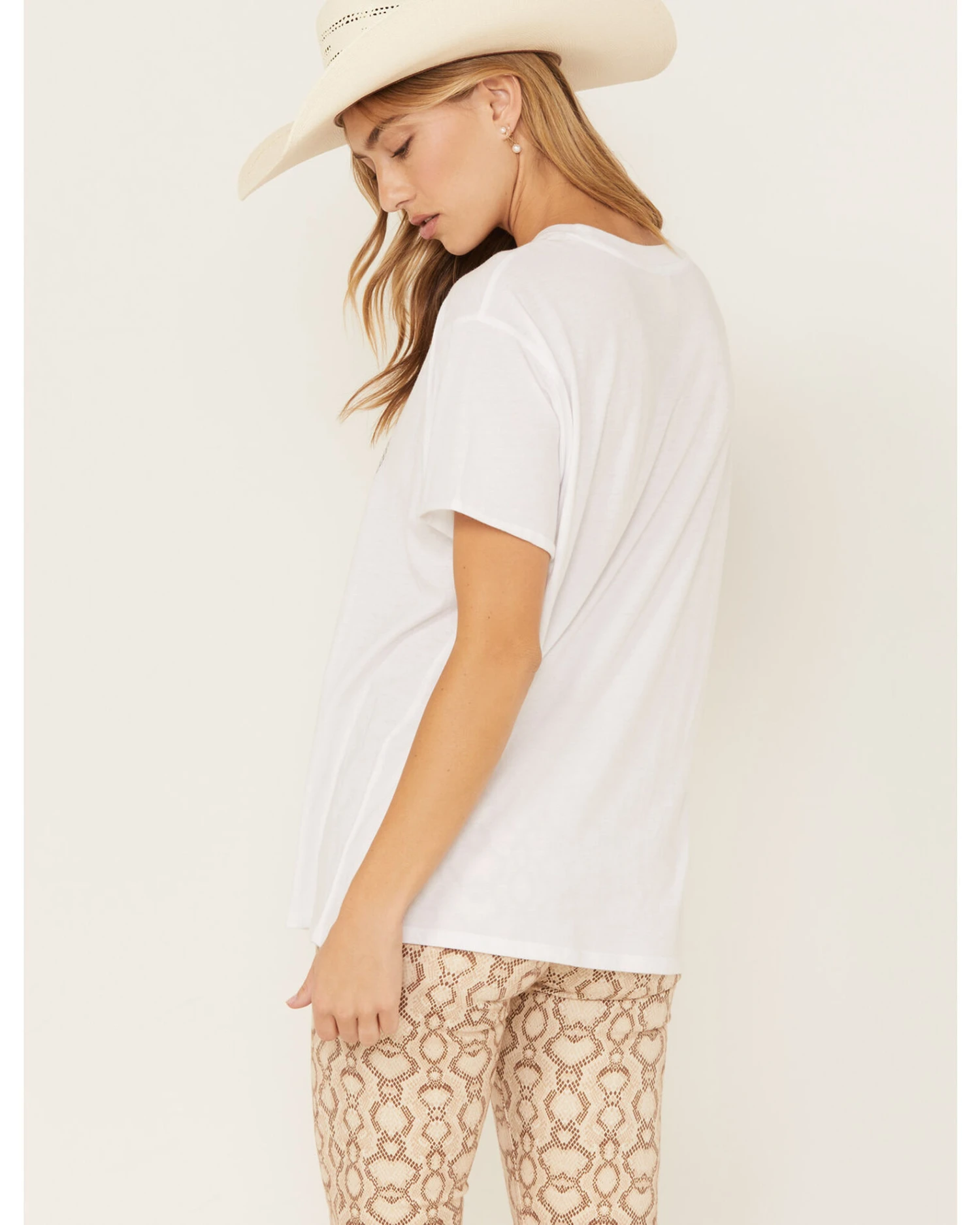 White Crow Women's Leave Her Wild Graphic Tee - Image 4