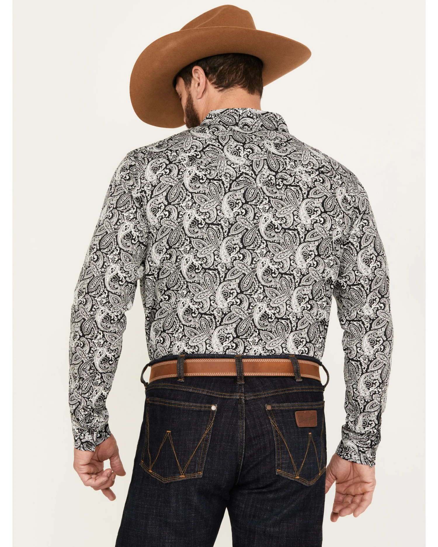 Cody James Men's Mamba Paisley Print Long Sleeve Western Snap Shirt - Image 4