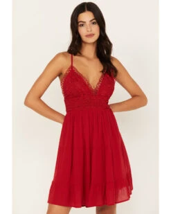 Tempted Women's Crochet Top Sundress 