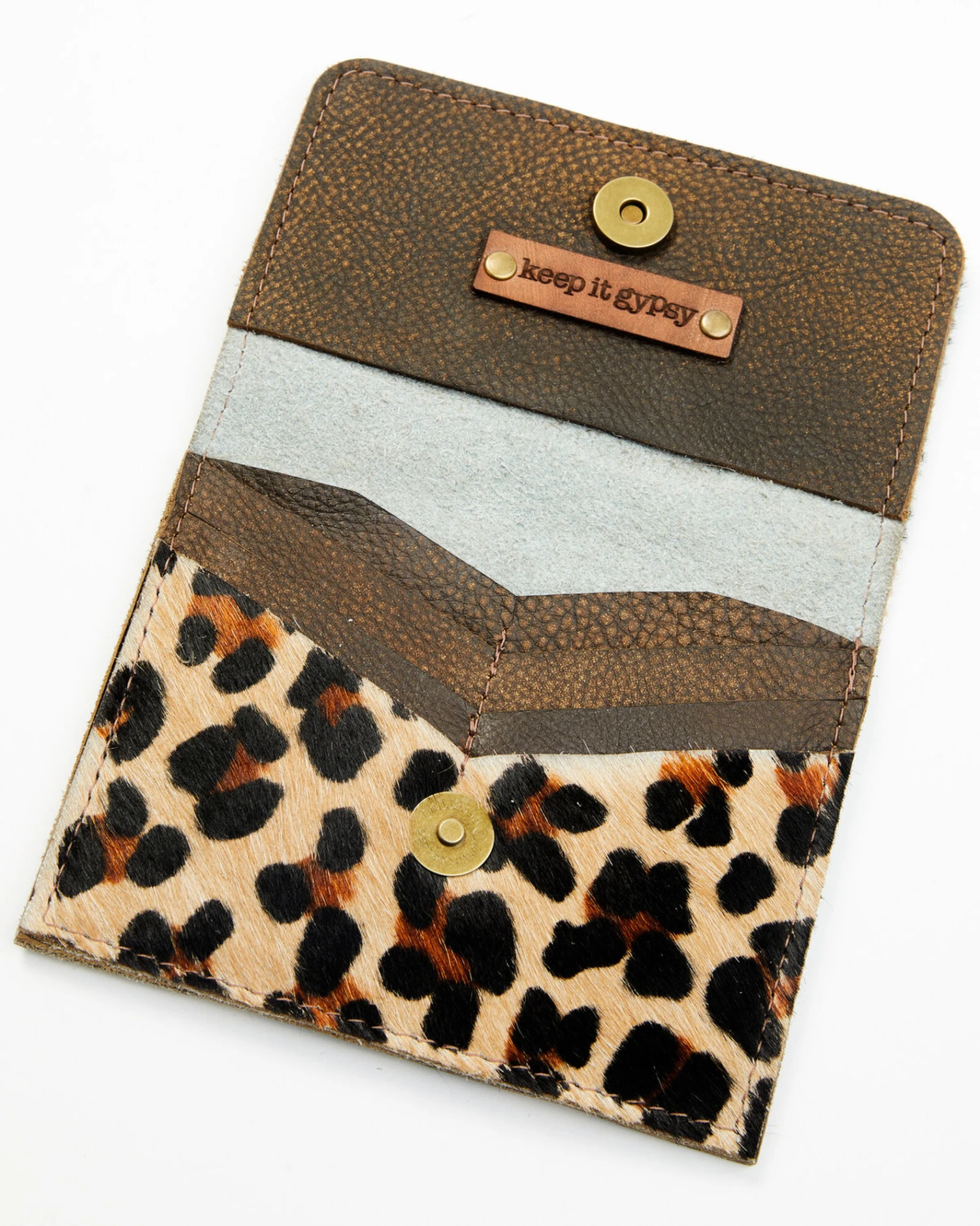 Keep It Gypsy Women's Flora Leopard Print Cowhide Wallet - Image 2