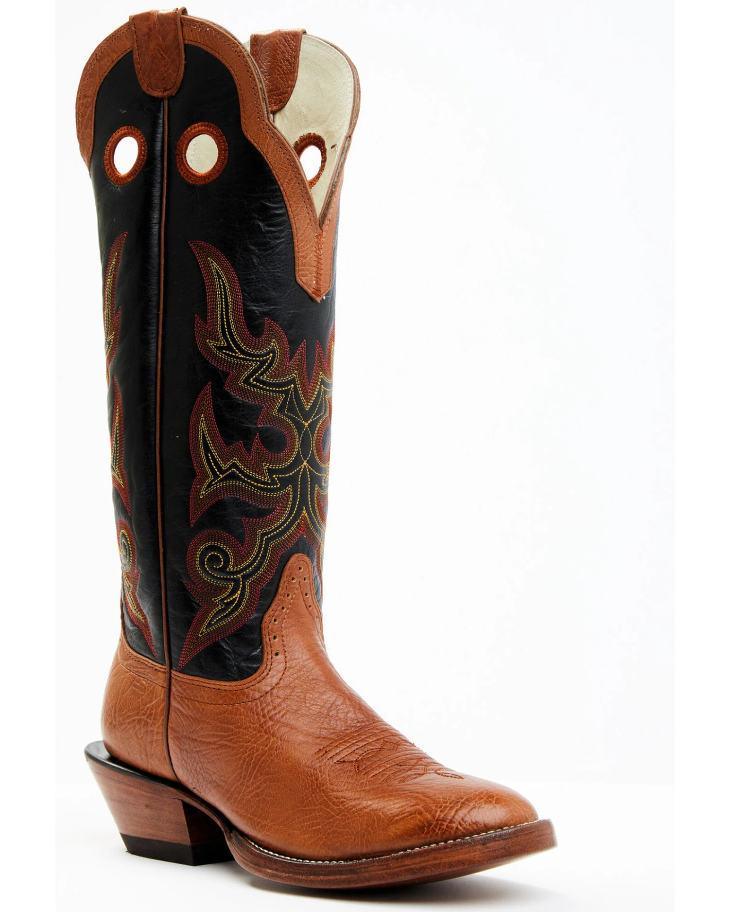 Hondo Boots Men's Spanish Shoulder Western Boots - Round Toe