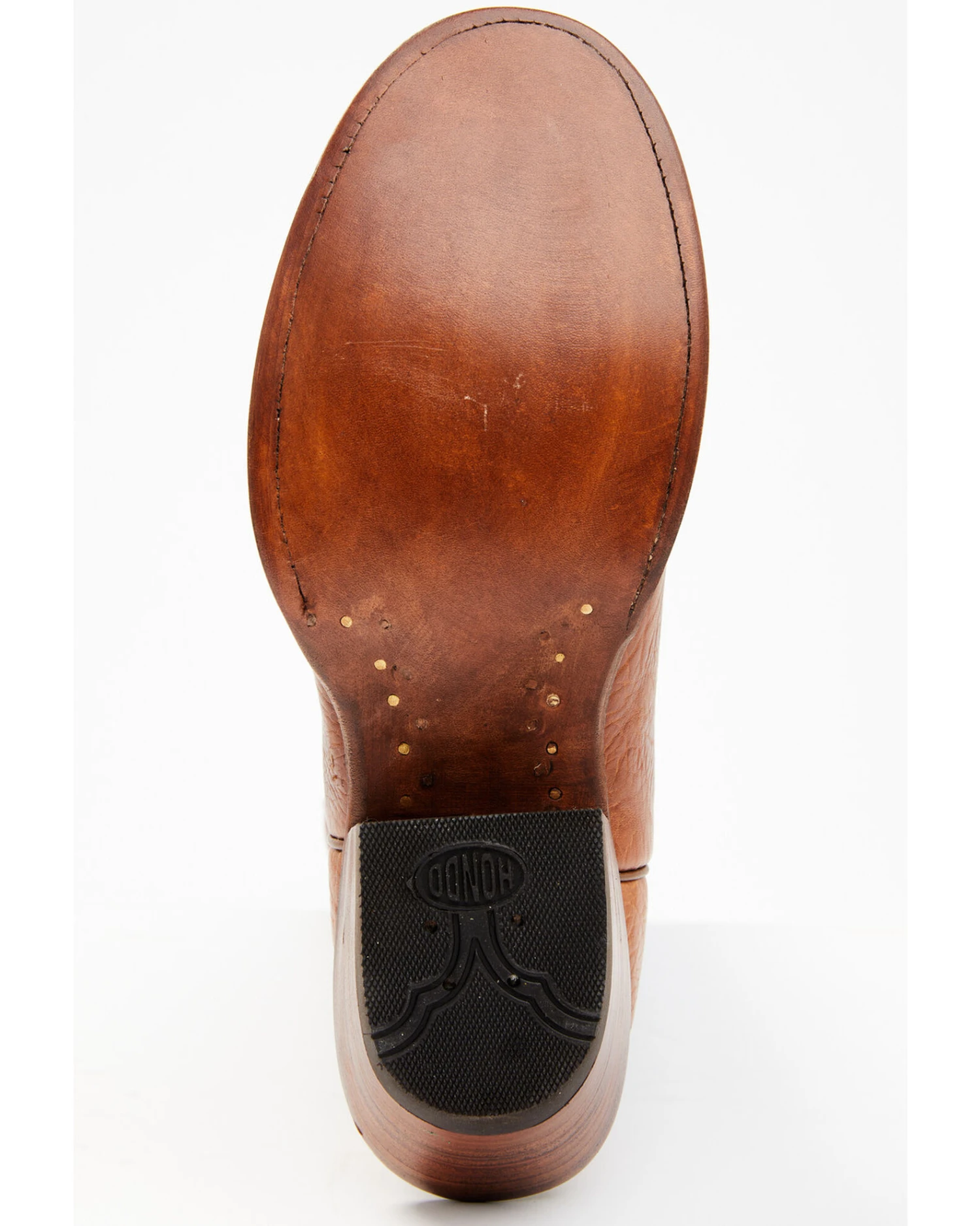 Hondo Boots Men's Spanish Shoulder Western Boots - Round Toe - Image 7