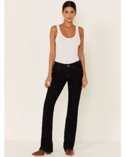 Wrangler Women's Dark Dynasty Ultimate Riding Q-Baby Jeans  